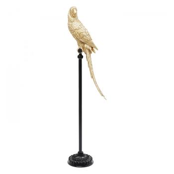 Dekorativní figurka Parrot – zlatá