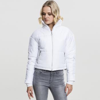 Urban Classics Ladies Oversized High Neck Jacket white - L