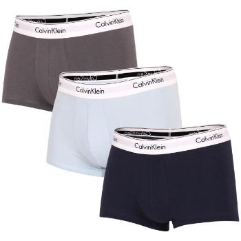 Calvin Klein MODERN CTN STRETCH-TRUNK 3PK Pánské boxerky, tmavě modrá, velikost XL