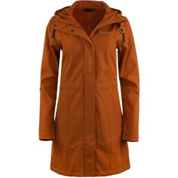 ALPINE PRO HALIKA Dámský kabát, hnědá, velikost XL