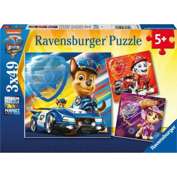 Ravensburger puzzle Tlapková patrola Parťáci 3 x 49 dílků