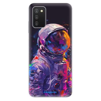 Odolné silikonové pouzdro iSaprio - Neon Astronaut - Samsung Galaxy A03s