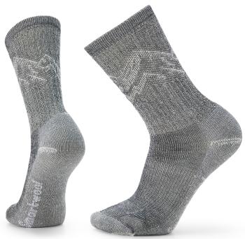 Smartwool HIKE CE LC MOUNTAIN PATTERN CREW black Velikost: S ponožky