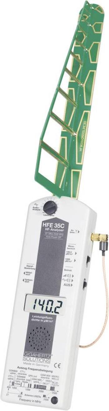 VF analyzátor elektrosmogu Gigahertz HFE 35C, 27 MHz - 3,3 GHz