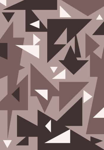 GDmats koberce Designový kusový koberec Triangle od Jindřicha Lípy - 120x170 cm Béžová