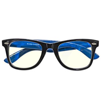 Glassa Brýle na počítač PCG04 černá/modrá