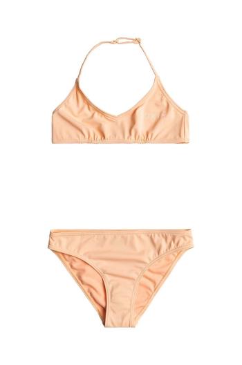 Dvoudílné dětské plavky Roxy BASIC ACTIVE oranžová barva