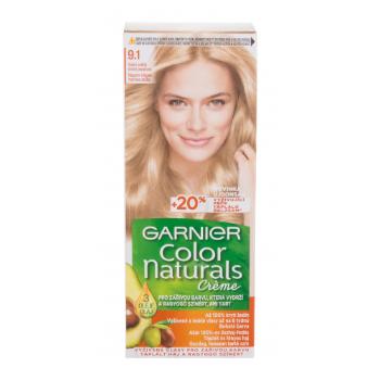 Garnier Color Naturals Créme 40 ml barva na vlasy pro ženy 9,1 Natural Extra Light Ash Blond na barvené vlasy; na všechny typy vlasů