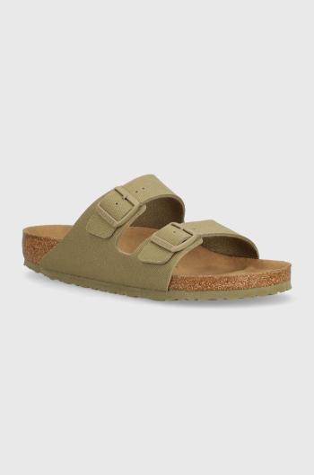 Pantofle Birkenstock Arizona pánské, zelená barva, 1023958