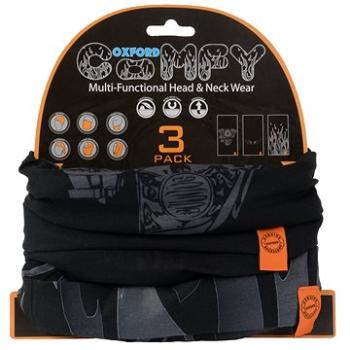 OXFORD nákrčníky Comfy Harley Davidson Graphics, (sada 3ks) (M167-28)