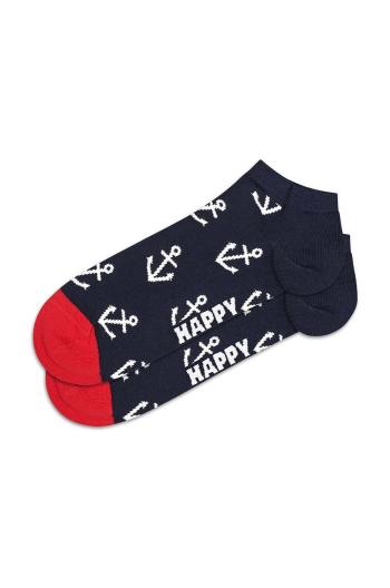 Ponožky Happy Socks Anchor Low Sock tmavomodrá barva, SANC05-6501