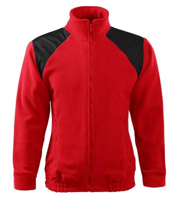 MALFINI Fleecová mikina Jacket Hi-Q - Červená | L