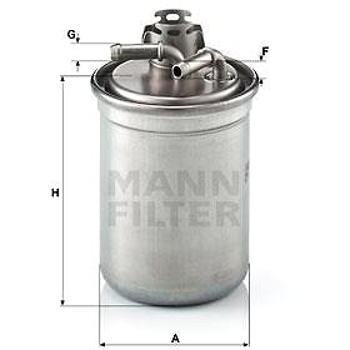 MANN-FILTER WK823/3x pro vozy SEAT;SKODA;VW (WK823/3x)