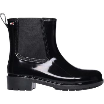 Tommy Hilfiger FLAG RAINBOOT Dámské holínky, černá, velikost