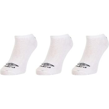 Umbro SPORT SOCKS 3 PACK Sportovní ponožky, bílá, velikost 43-47