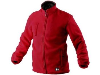 Pánská fleecová bunda OTAWA, červená, vel. 3XL, XXXL