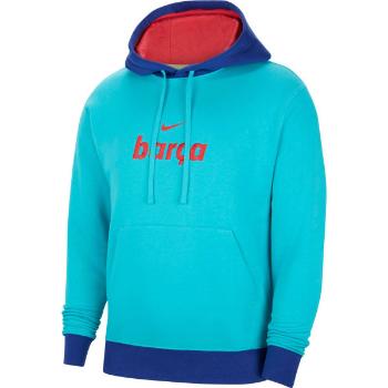 Nike FCB M NSW CLUB HOODIE PO BB Pánská mikina, tyrkysová, velikost M