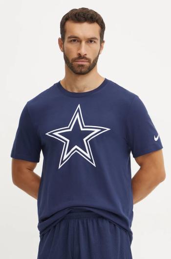 Bavlněné tričko Nike Dallas Cowboys tmavomodrá barva, s potiskem, N199-41S-7RD-CLH