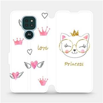 Flipové pouzdro na mobil Motorola Moto G9 Play - MH03S Kočička princess (5903516382927)
