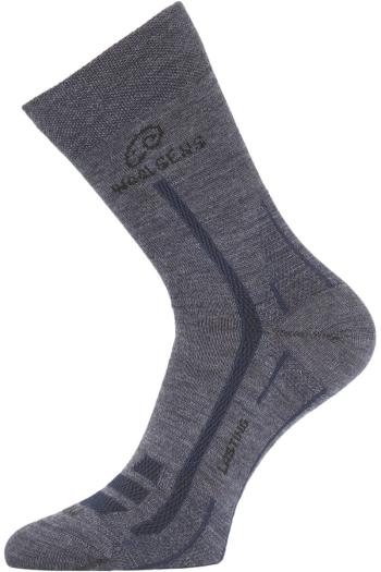 Lasting WLS 504 modrá vlněná ponožka Velikost: (42-45) L ponožky