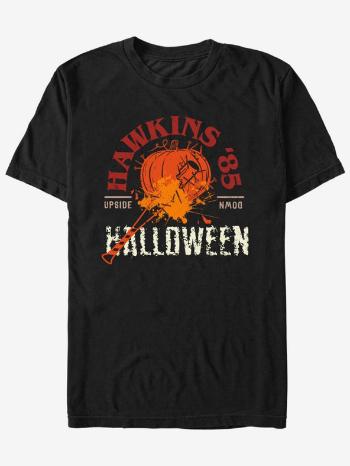 ZOOT.Fan Netflix Hawkins '85 Halloween Stranger Things Triko Černá