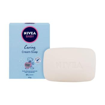 Nivea Baby Caring Cream Soap 100 g tuhé mýdlo pro děti