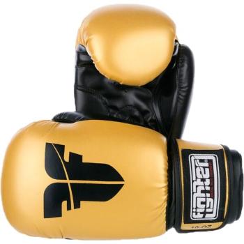 Fighter BASIC 12 OZ Boxerské rukavice, zlatá, velikost 12