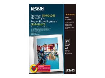 EPSON A4, Premium Semigloss Photo Paper (20listů), C13S041332