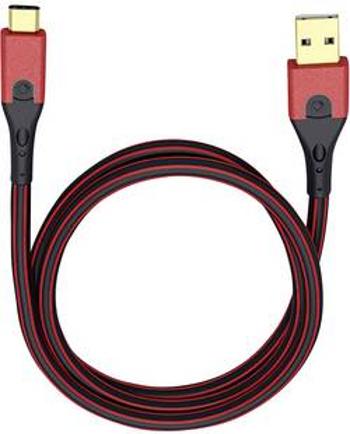 USB 3.0 kabel Oehlbach USB Evolution C3 9441, 1.00 m, červená/černá