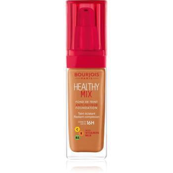 Bourjois Healthy Mix rozjasňující hydratační make-up 16h odstín 60 Dark Amber 30 ml