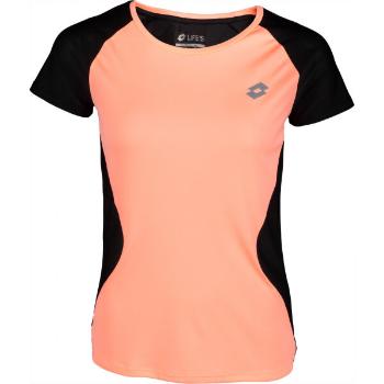 Lotto RUN&FIT W TEE PL Dámské běžecké tričko, oranžová, velikost S