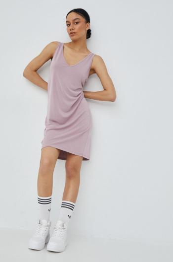 Šaty Vero Moda fialová barva, mini