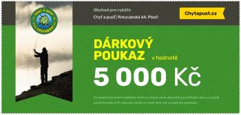 Chyť a pusť Dárkový poukaz 5000 Kč - Elektronický