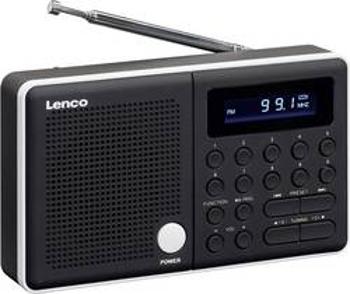 Přenosné rádio Lenco MPR-034, SD, USB, černá, bílá