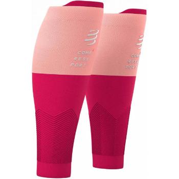 Compressport R2V2 Kompresní lýtkové návleky, růžová, velikost T1