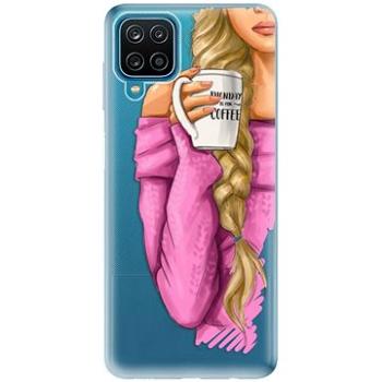 iSaprio My Coffe and Blond Girl pro Samsung Galaxy A12 (coffblon-TPU3-A12)