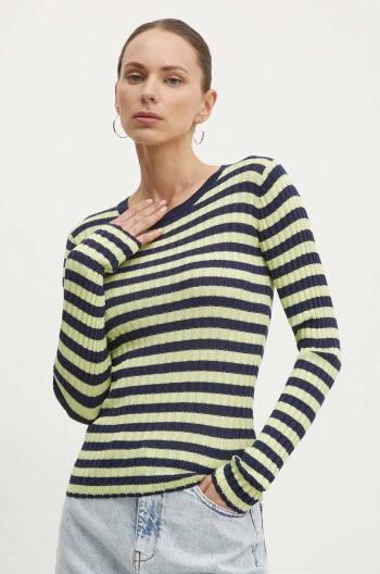 Svetr Résumé ArlieRS Knit Blouse dámský, tmavomodrá barva, lehký, 20361115