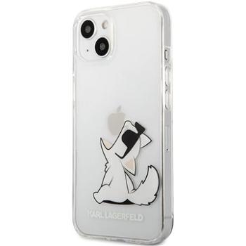 Karl Lagerfeld PC/TPU Choupette Eat Kryt pro Apple iPhone 13 Transparent (3666339029067)