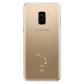 Odolné silikonové pouzdro iSaprio - čiré - Beran - Samsung Galaxy A8 2018