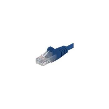 PremiumCord Patch kabel UTP RJ45-RJ45 CAT6 5m modrá