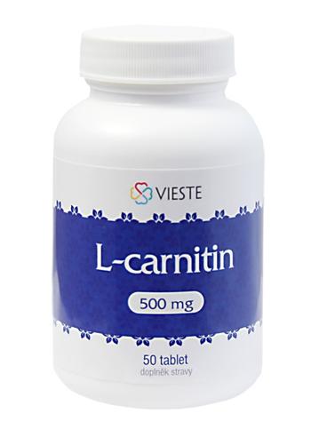 Vieste L-carnitin 500 mg 50 tablet