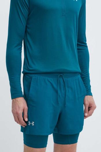 Běžecké šortky Under Armour Launch zelená barva