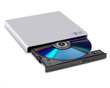 HITACHI LG - externí mechanika DVD-W/CD-RW/DVD±R/±RW/RAM GP57ES40, Slim, Silver, box+SW