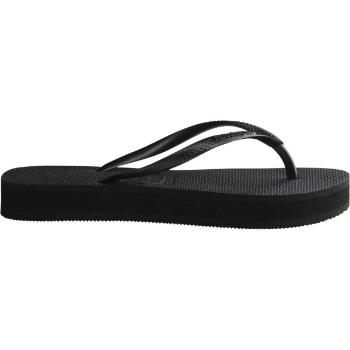 HAVAIANAS SLIM FLAT FORM Dámské žabky, černá, velikost 39/40