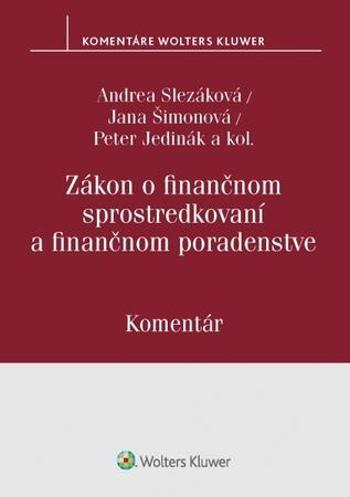 Zákon o finančnom sprostredkovaní a finančnom poradenstve - Šimonová Jana