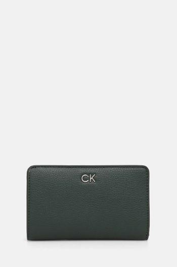 Peněženka Calvin Klein zelená barva, K60K612681