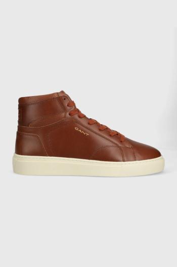 Kožené sneakers boty Gant Mc Julien hnědá barva, 27631221.G45