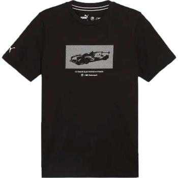 Puma BMW M MOTORSPORT NEW ESSENTIALS CAR CRAPHIC TEE Pánské triko, černá, velikost