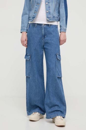 Džíny Levi's BAGGY CARGO DENIM dámské