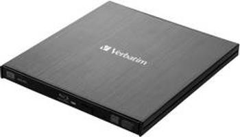 Externí Blu-ray vypalovačka Verbatim Slimline černá USB 3.2 Gen 1 (USB 3.0)